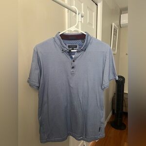 MENS Ted Baker blue design young men’s polo shirt size 4